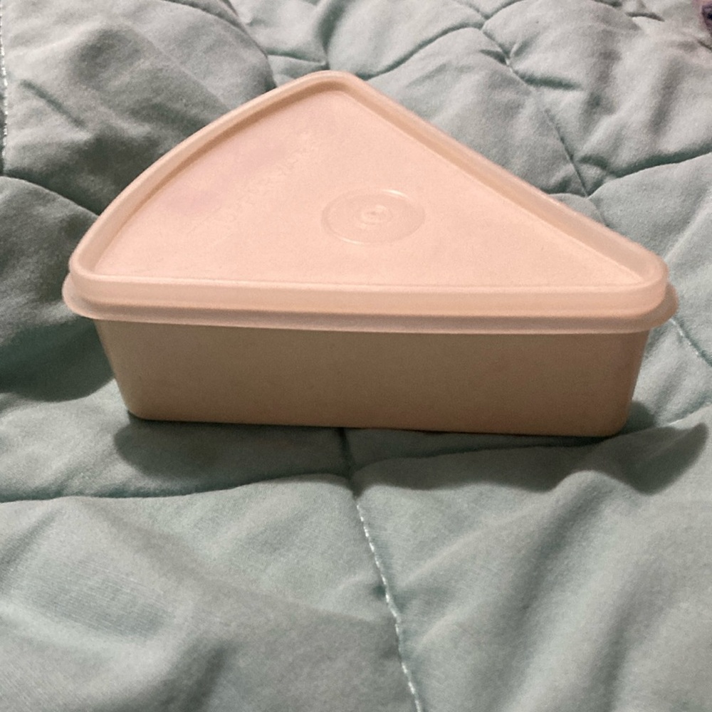Tupperware pie slice keeper